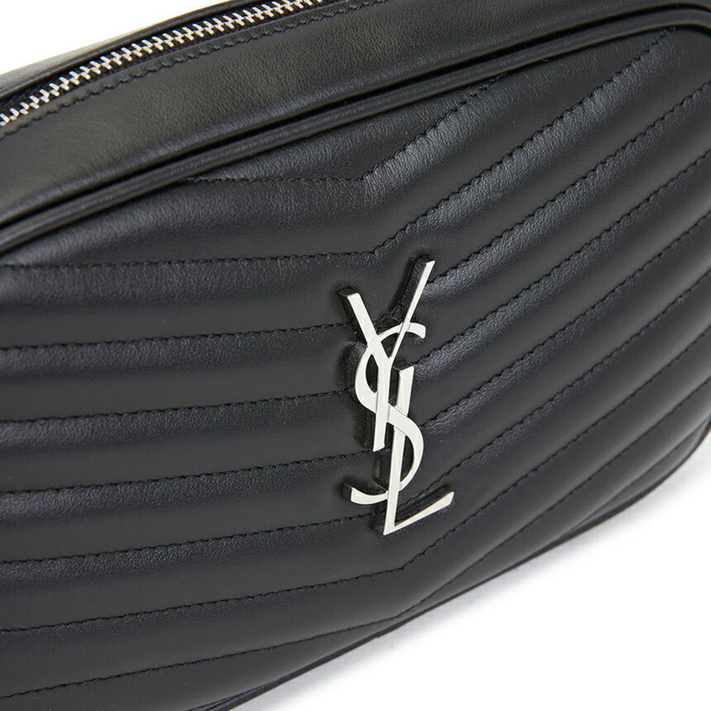 Saint Laurent Lou camera bag black chevron quilted calfskin leather - Picture 7 of 8